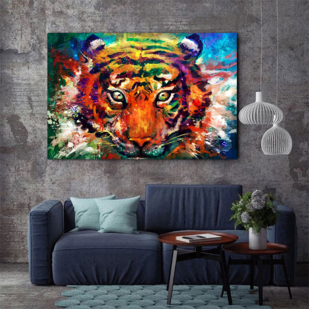 Tablou Canvas - Tiger artwork [1]