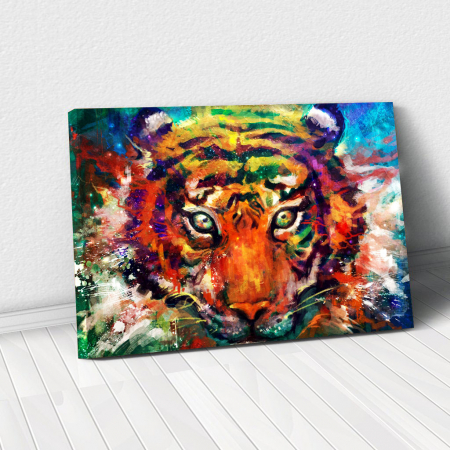 Decor Interior - Tablou Canvas - Tiger artwork