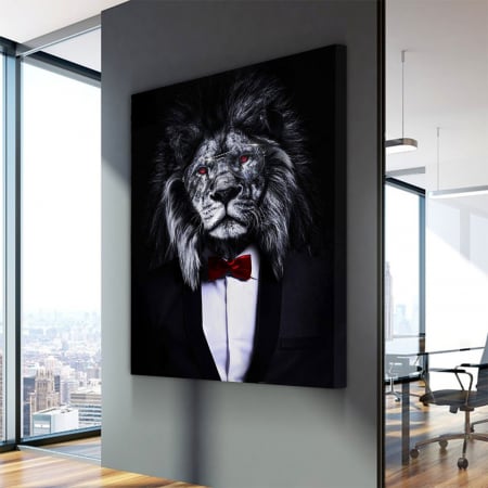 Tablou Canvas - Corporate lion [2]