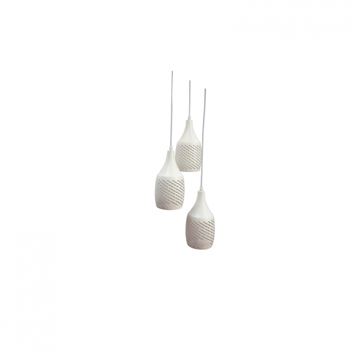 Lustra 3 Pendule E27 TRACY WH [4]