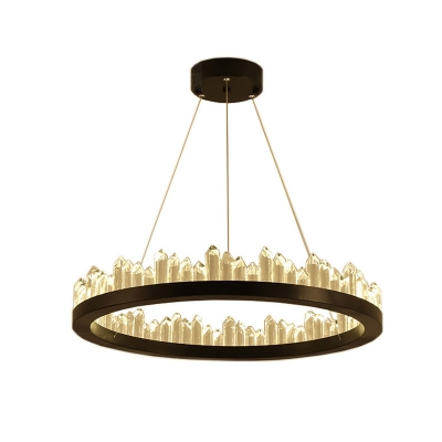 Lustra Led Black Novy Glace [4]