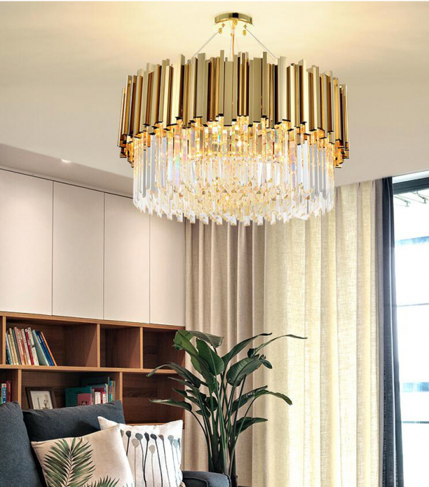 GLARE Candelabru 4K Cristal 5xE27 400mm [4]