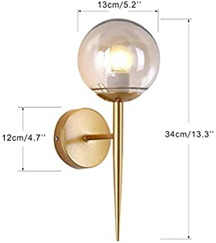 Aplica Gold Glob Sticla E27 TABORA SMOKE [4]