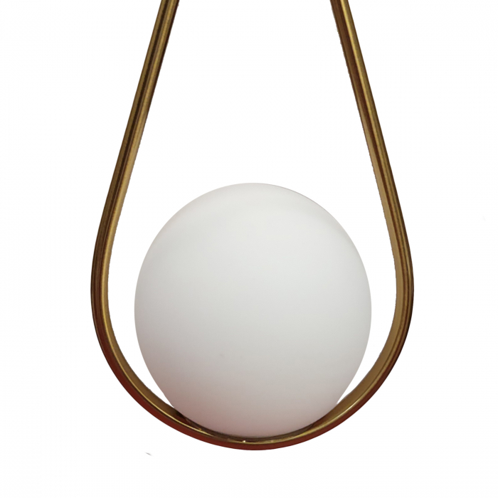 Pendul Gold Glob Sticla E27 BRAVI TEAR [2]