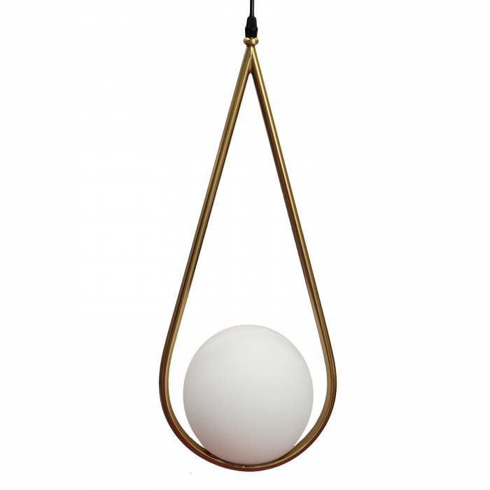 Pendul Gold Glob Sticla E27 BRAVI TEAR [6]