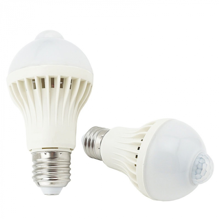 Bec LED E27 7W Senzor Miscare [2]