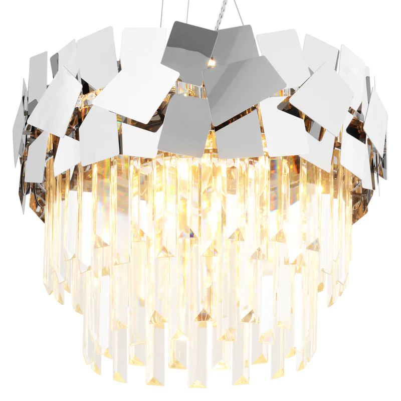 Candelabru Armidale Cristal Silver 400mm [2]