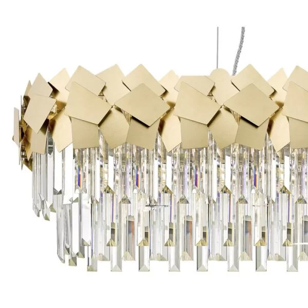 Candelabru Armidale Cristal Gold 800x300mm [2]