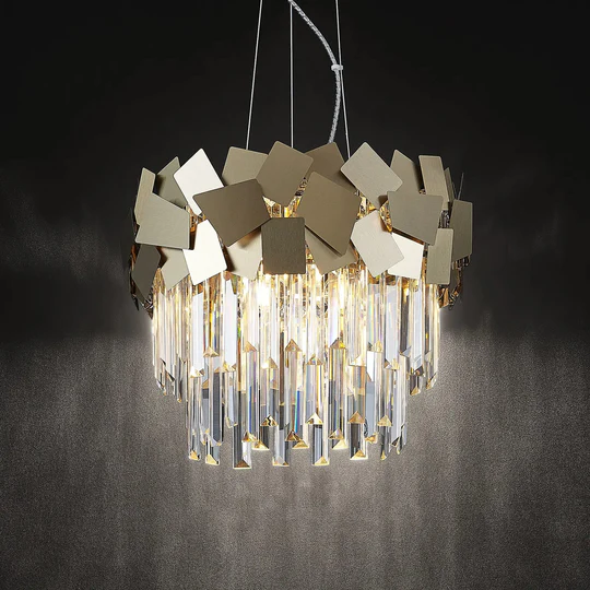 Candelabru Armidale Cristal Gold 400mm [2]