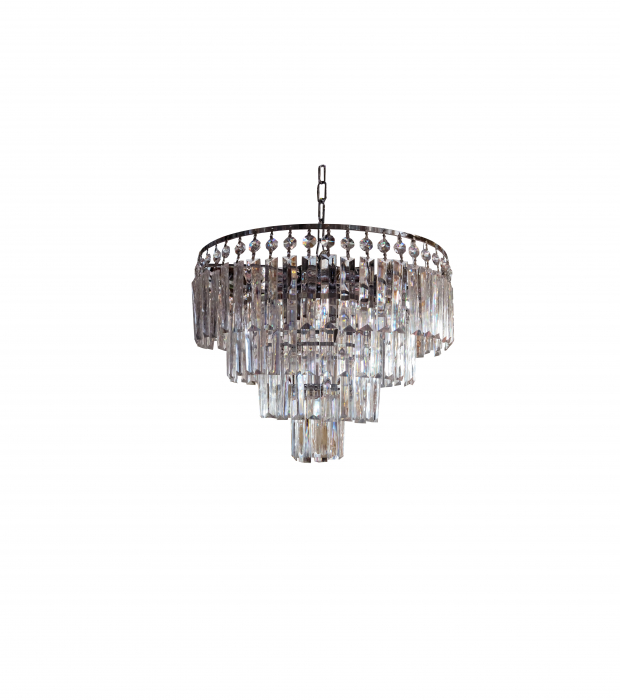 Candelabru Kristal Silver 450mm BACAR [2]