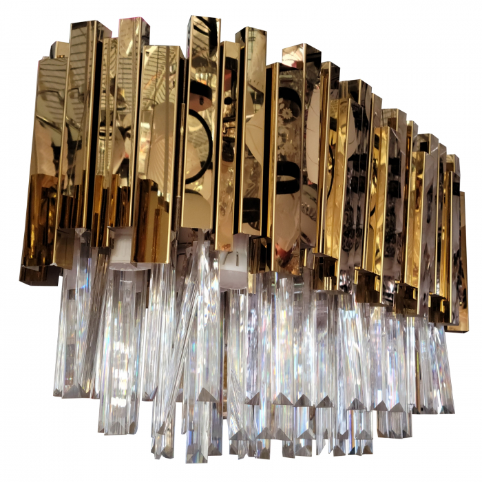 Candelabru Gold Kristal 680mm CIGALA [2]