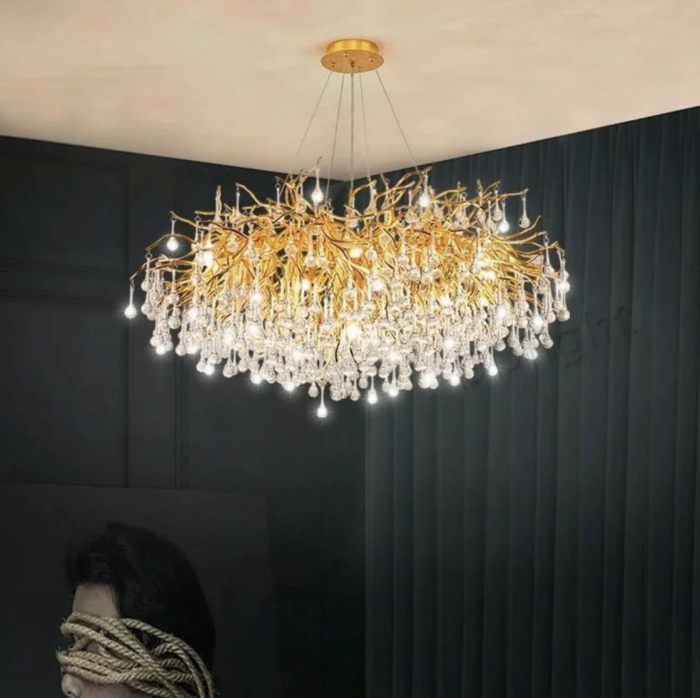 Candelabru Kristal Tears Led 600mm [3]