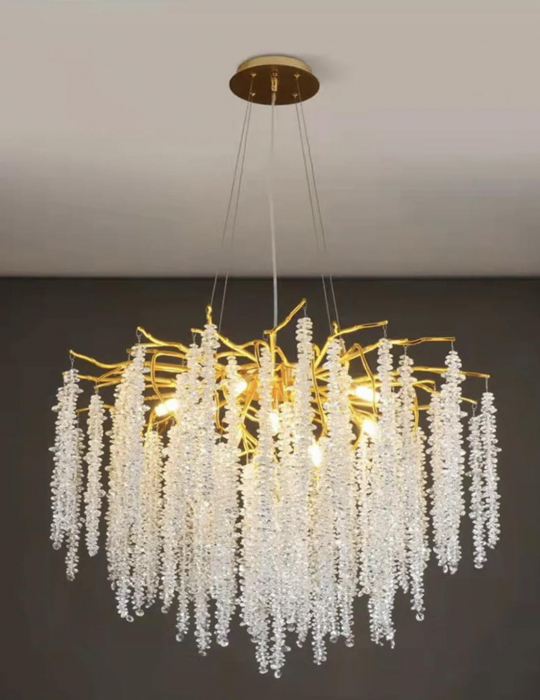 Candelabru Kristal Strings Led 800mm [3]