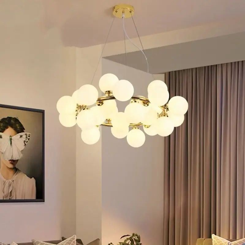 Candelabru Torrevieja Globe Gold 600mm [3]