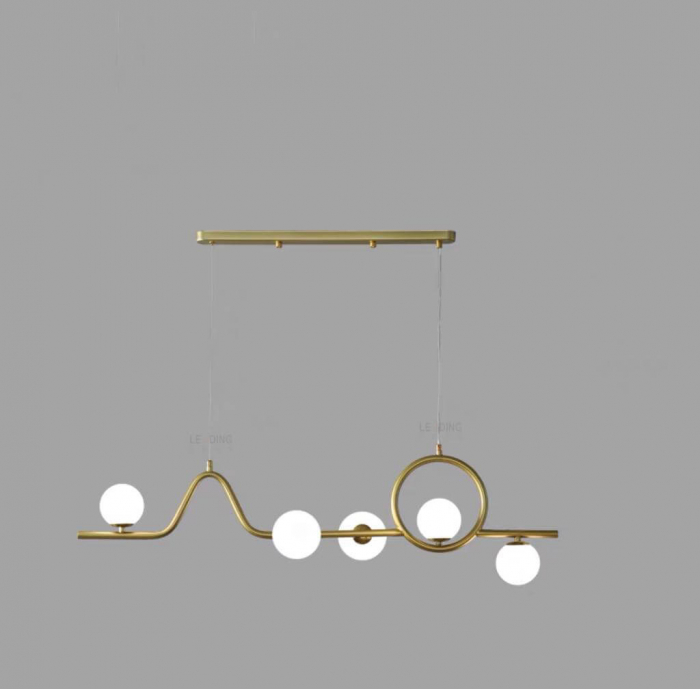 Lustra LED Gold Globe ROSSOSH [2]