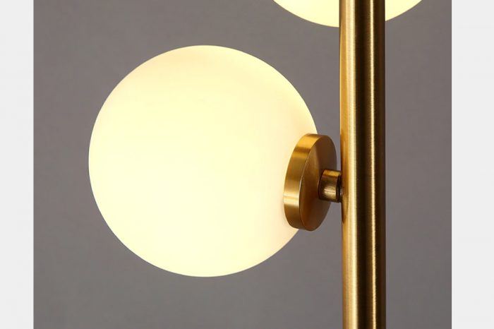 Lampadar LED Gold Globes TVER [4]