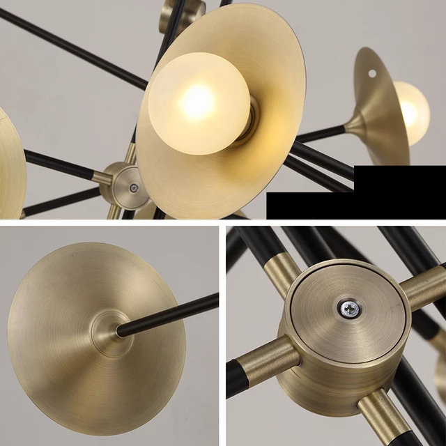 Candelabru LED GOLD 6 YELETS [2]