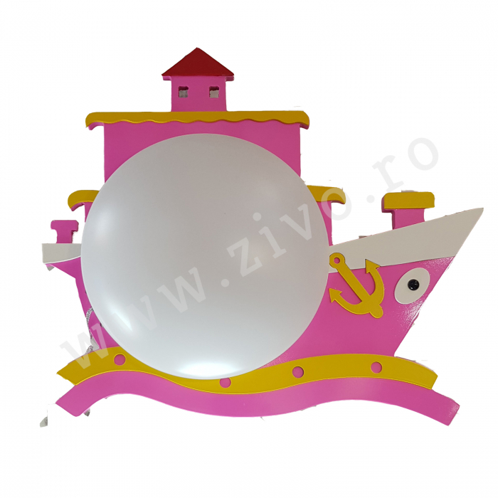 KIDOO Aplica LED Ship PINK [2]