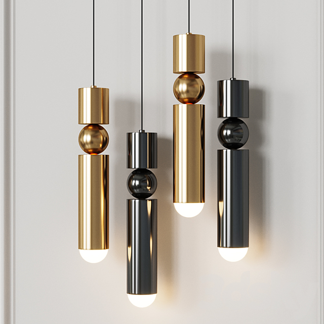 Lustra 3 Pendule LED WELDS Gray [4]