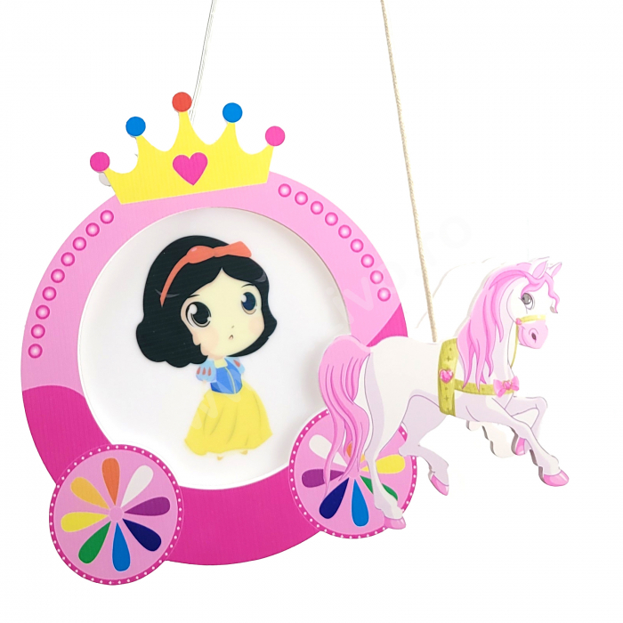 Lustra Kids Pink E27 BLANCANIEVES [2]