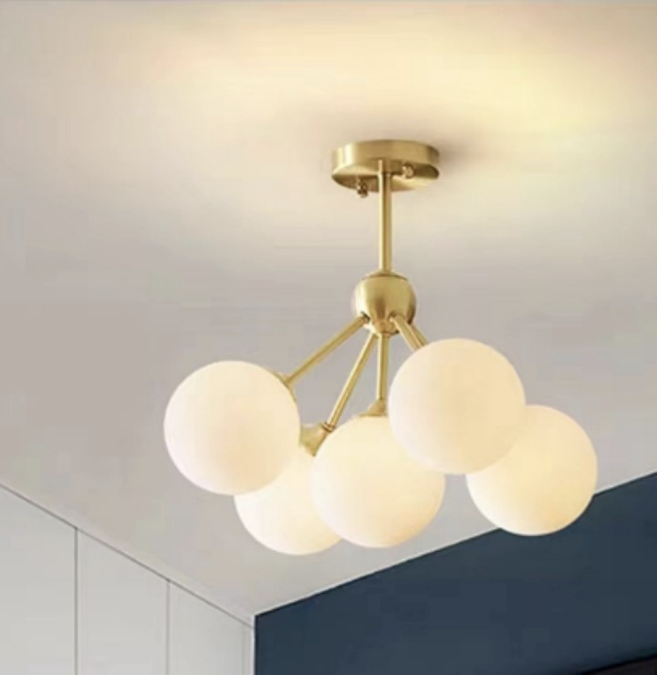 Lustra EVRON 5 GOLD GLOBES [2]