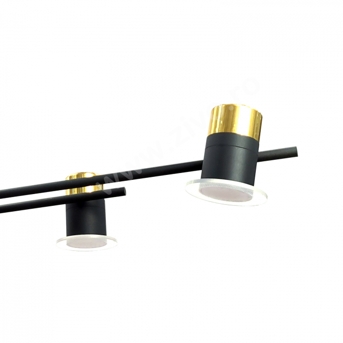 Lustra LED 4 Spoturi Reglabile Lumina 180 grade KRUF [2]