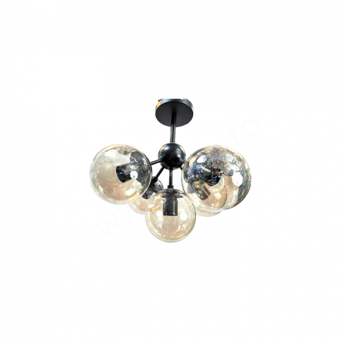 Lustra Globuri Smoke 5xE37 HENDERSON [2]