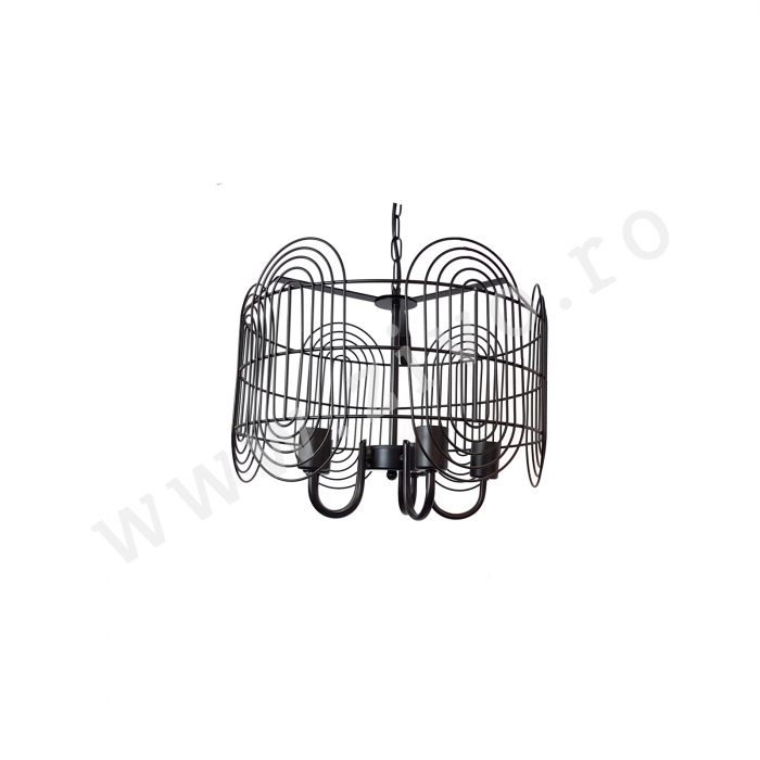 Candelabru 5 Brate Negru 5xE27 MELNS [2]