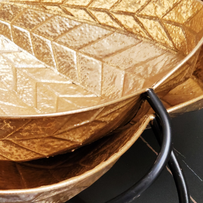 Obiect decorativ metalic LEAF L GALWAY [3]
