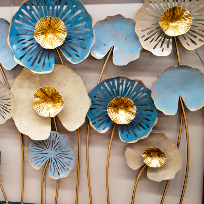 Decoratiune Metalica de Perete ABSTRACT FLEURS [2]