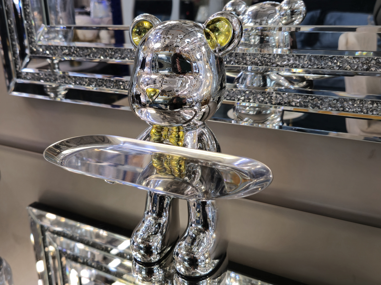 Obiect Decorativ TED Chrome Silver [2]