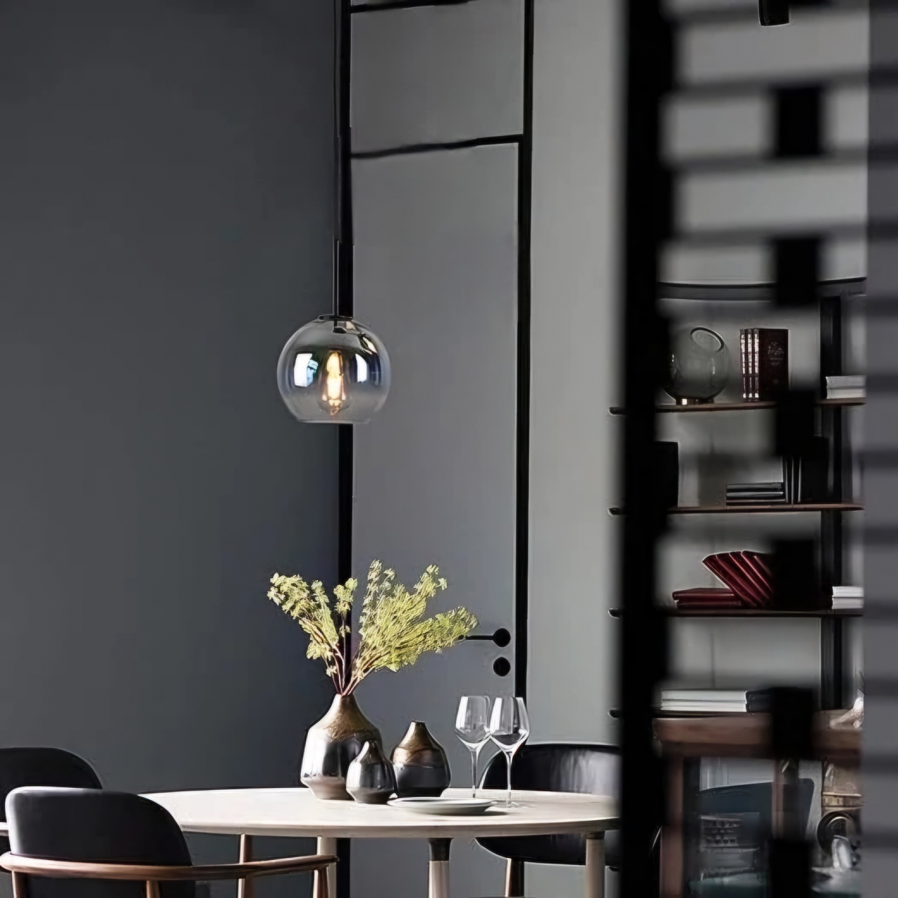 Pendul 1xE27 NERO [3]