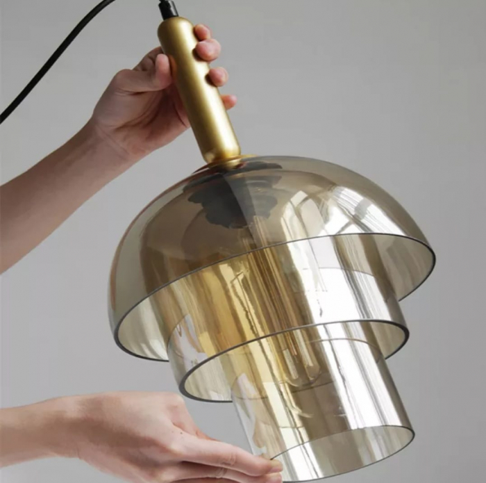 Pendul E27 AMBER SEMP [2]