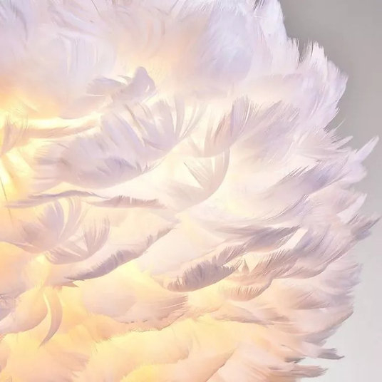 Pendul E27 Gold AMBRIZ Feathers S [3]