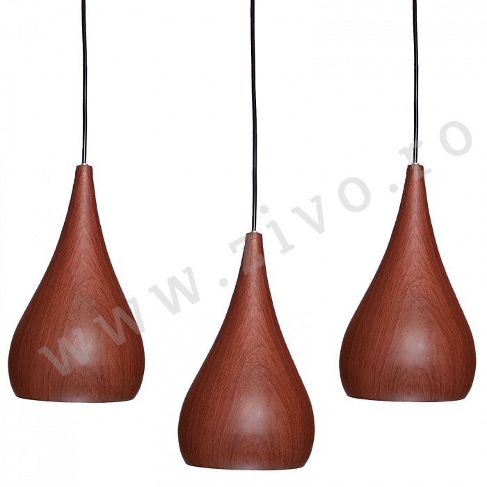 Lustra WOOD - 3 Pendule PRIMO [2]