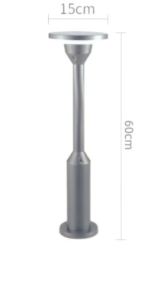 Stalp Gradina iluminat Exterior BERGEN,Inaltime 60cm lumina calda [2]