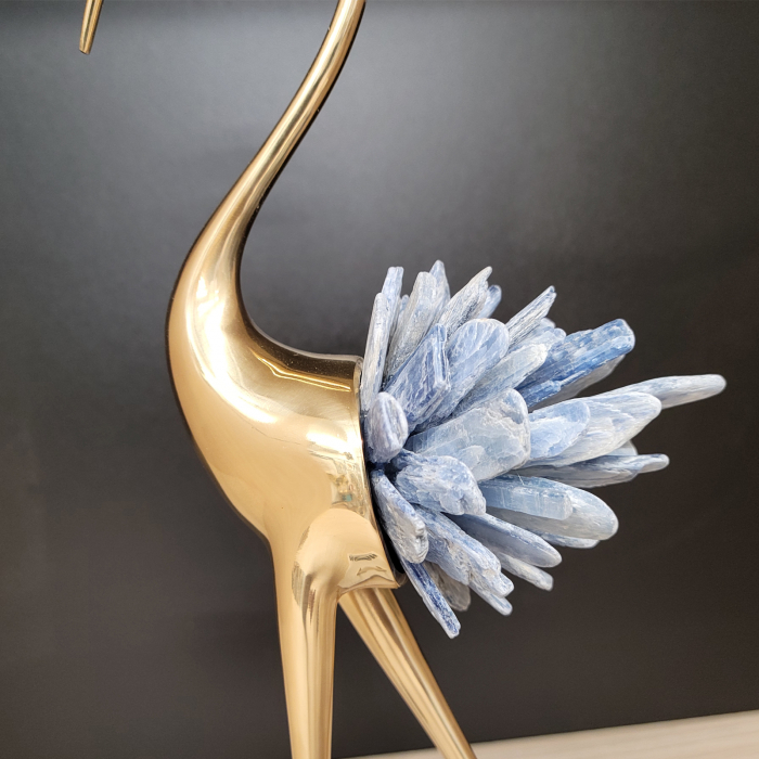 Obiect Decorativ Metalic  TUAM BLUE CHRISTAL [2]