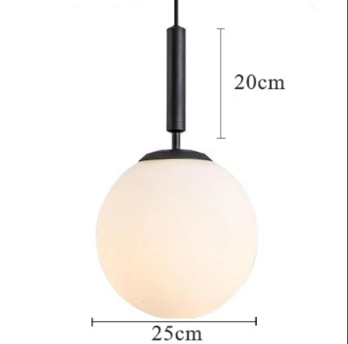 Pendul E27 Black Globe OVO [2]