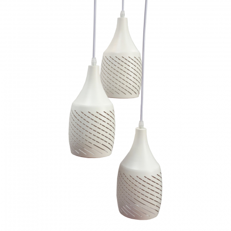 Lustra 3 Pendule E27 TRACY WH [2]