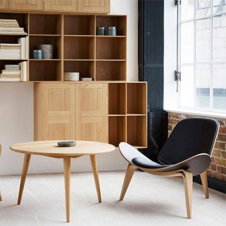 Fotoliu Black WOOD QWILL [4]