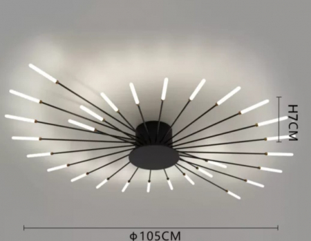 Lustre - Aplica LED NORTH BK