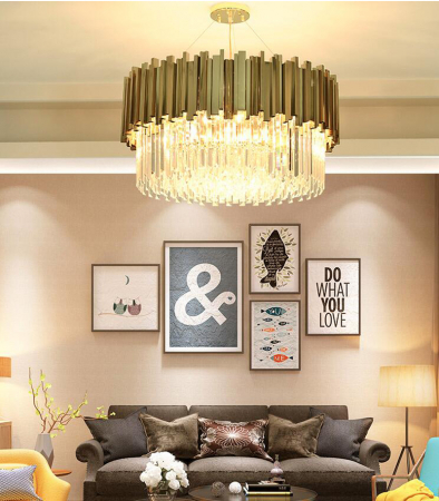 Lustre - Candelabru 4K Cristal 8xE27 GLARE TM 800mm