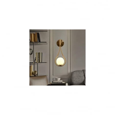 Aplica Gold Glob Sticla E27 BRAVI TEAR [3]