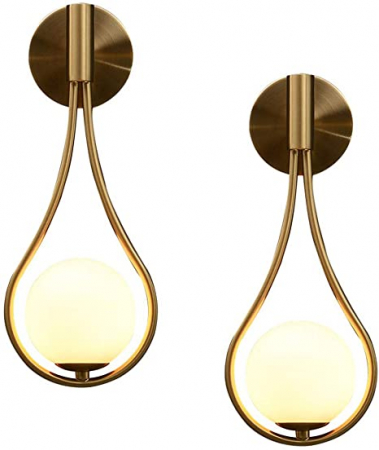 Aplica Gold Glob Sticla E27 BRAVI TEAR [1]