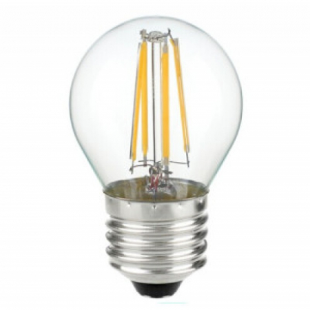 Becuri LED - Bec LED E27 4W Filament G45