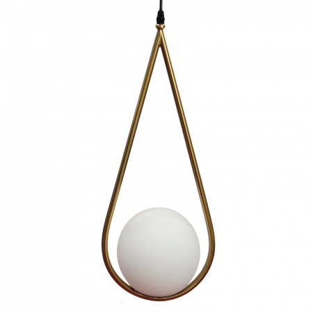 Pendul Gold Glob Sticla E27 BRAVI TEAR [5]