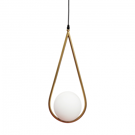 Pendule - Pendul Gold Glob Sticla E27 BRAVI TEAR