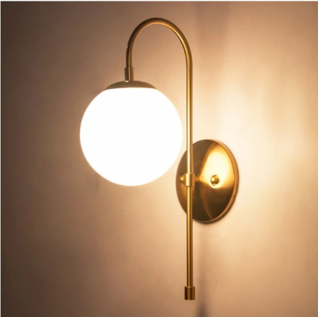 Pendule - Aplica Gold Glob Sticla E27 BRAVI UP