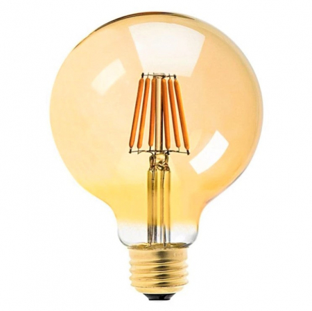Becuri LED - Bec LED E27 Vintage G125