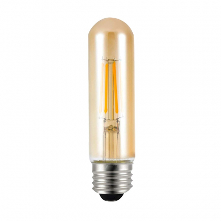 Becuri LED - Bec LED Filament Amber E27/4W/480LM/2500K T30x126